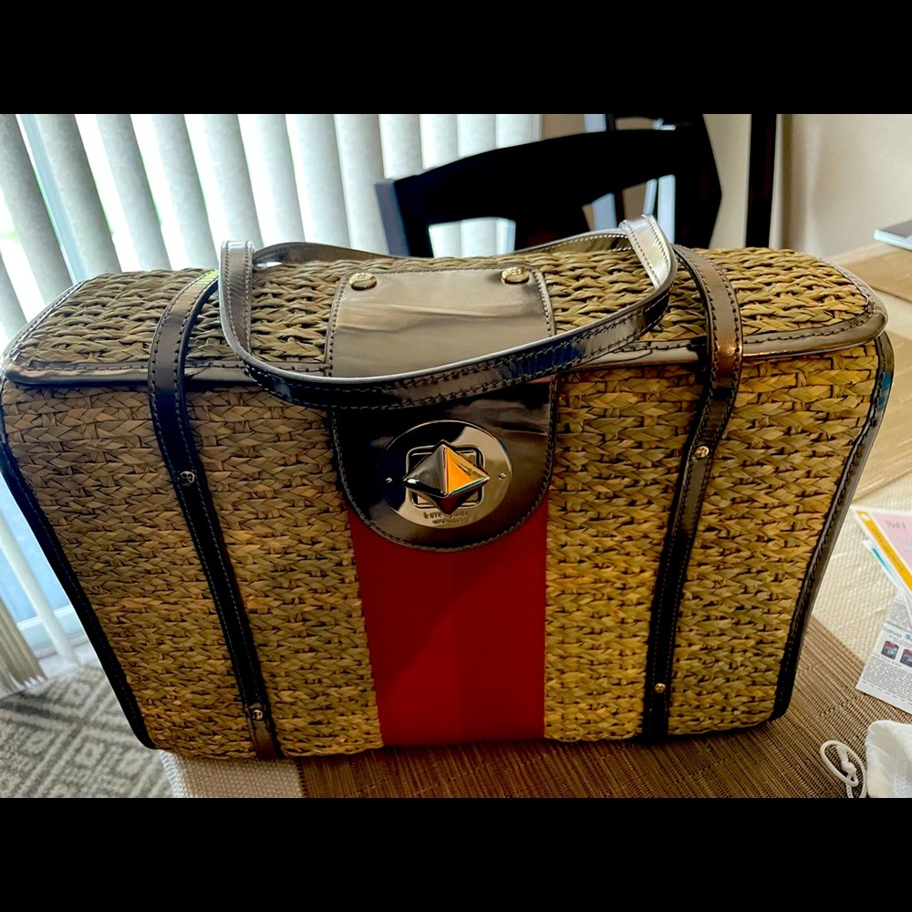 Brand new Gorgeous Kate Spade wicker purse